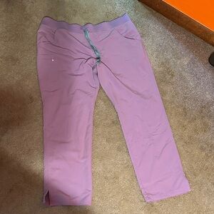 Figs Lavender Boot Cut Pants